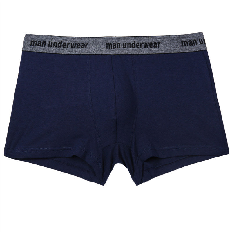 Cotton Underwear Men's Boxer Shorts Underwear Zeng Color Boxer Shorts Waist