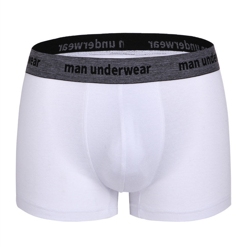 Cotton Underwear Men's Boxer Shorts Underwear Zeng Color Boxer Shorts Waist